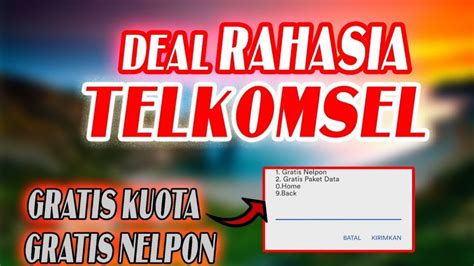 Kode Dial Kuota Gratis Telkomsel Youtube