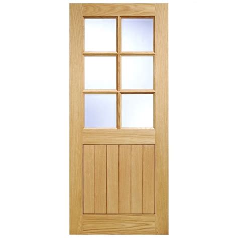 Masonite 36 In X 80 In Wood Half Lite Universal Reversible Fir