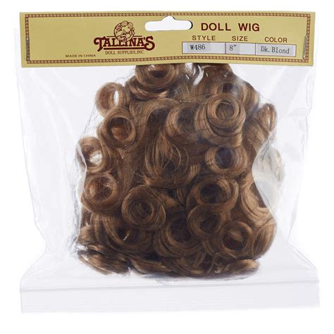 Tallina S Dark Blonde Long Curly Doll Wig Doll Hair Doll Supplies Craft Supplies Factory