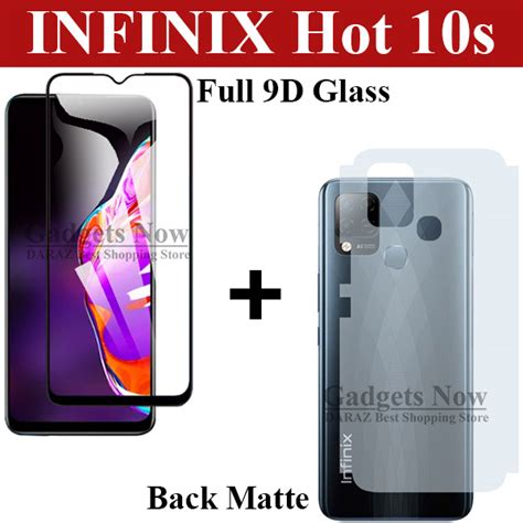 Infinix Hot S Glass Protector Curved D Glass Full Screen Edge To Edge Matte Back Protector