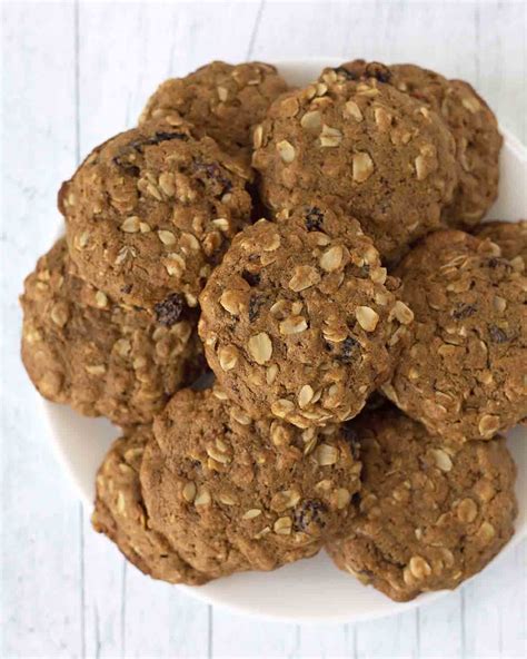 Vegan Oatmeal Raisin Cookies Gluten Free Eggless Delightful Adventures