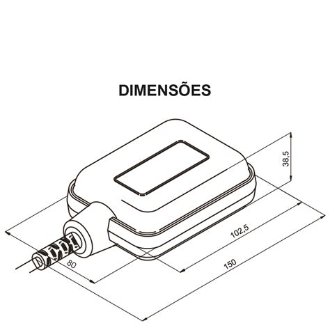 Chave Boia de Nível Automático Superior Inferior 1 2 Mts 15A