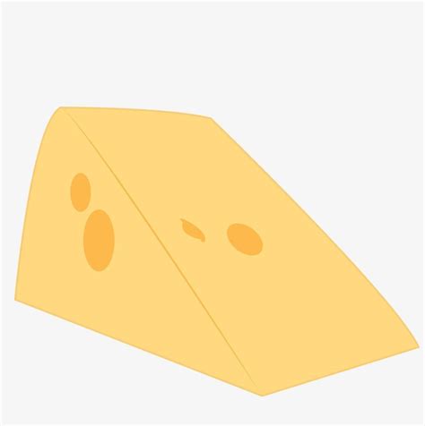 Un Trozo De Queso Ilustración Vector Sobre Fondo Blanco 13787419