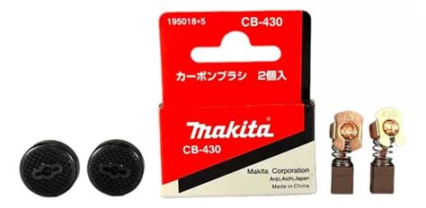 Escobillas De Carbon Tapas Para Esmeril 18v Makita Dga452