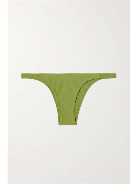 Green Net Sustain Emilia Recycled Bikini Briefs Cult Gaia Net A Porter