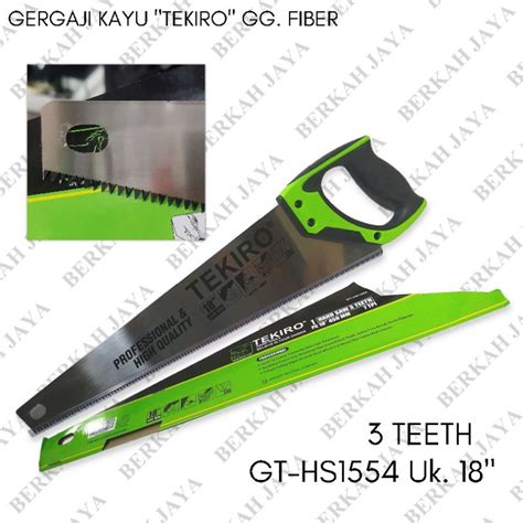 Jual Gergaji Kayu Tekiro Gt Hs Teeth Gagang Tpr Fiber Inch