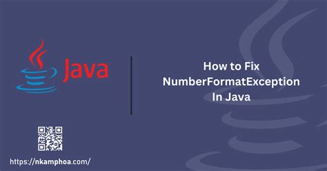 How To Fix Numberformatexception In Java