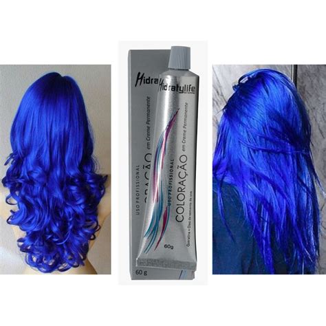 Tinta Para Cabelo Azul Royal Colora O Permanente Hidratylife