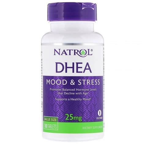 Natrоl, DHEA, ДГЭА (ДГЕА), 25 мг, 180 таблеток купить на OZON по низкой ...