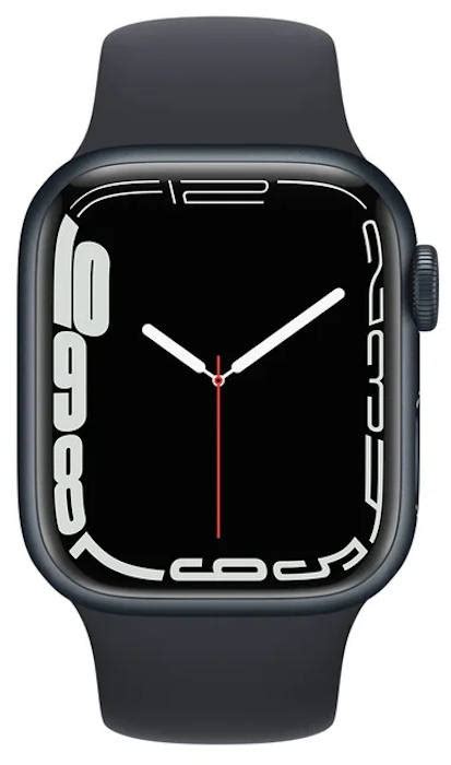 Умные часы Apple Watch Series 7 GPS 45mm Aluminum Case with Sport Band ...
