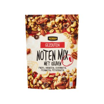 Jumbo Gezouten Noten Mix Met Olijven G Bestellen Koek Snoep