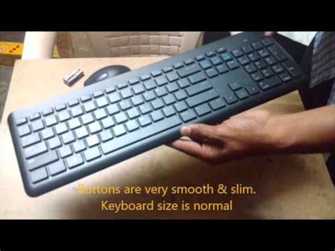 Unboxing Dell Wireless Keyboard And Mouse Km117 DELL YouTube