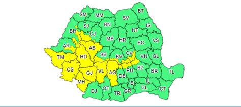 Cod Galben De Instabilitate Atmosferic