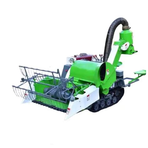 China High Quality Small 4LZ-1.0 Combine Grain Wheat Rice Harvesting Machine Combined Harvester ...