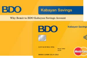 How To Open BDO Kabayan Savings Account For OFW Para Sa Pinoy