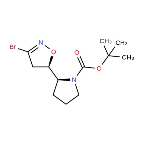 S Tert Butyl 2 R 3 Bromo 4 5 Dihydroisoxazol 5 Yl Pyrrolidine 1