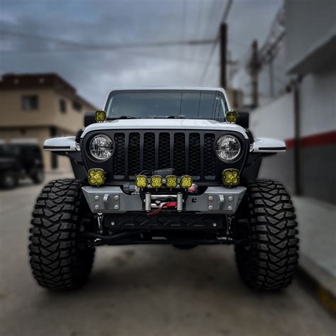 Defensa Delantera Rock Crawler Sin Tubo Para Jeep Wrangler JK 4x4