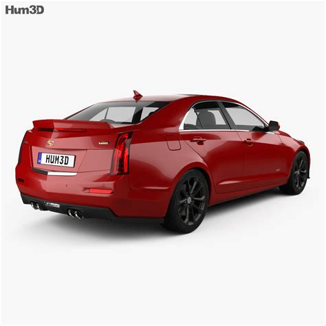 Cadillac ATS-V sedan 2020 3D model - Vehicles on Hum3D