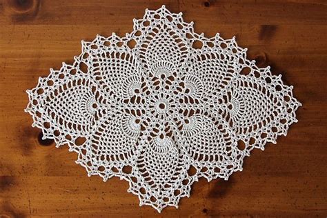 Pineapple Doily Pattern By The Spool Cotton Company Free Doily