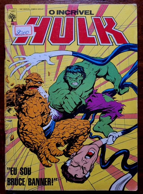 O Incrível Hulk Nº 046 Editora Abril Abril 1987 HQ Gibi Casa do