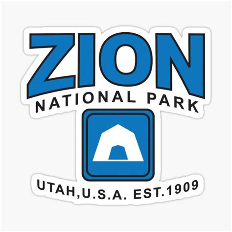 Zion National Park Sticker For Sale By Keithdaron Redbubble