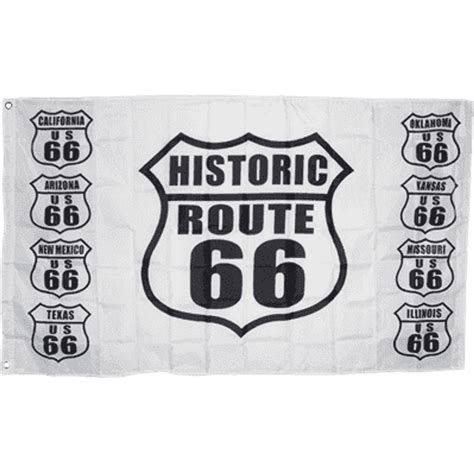 Route 66 Flag 3x5 Ft Economical