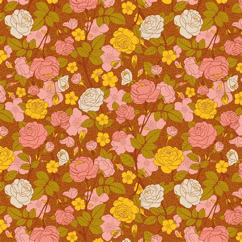 rose pattern :: Behance