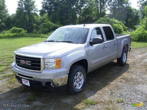 2009 Silver Birch Metallic Gmc Sierra 1500 Sle Crew Cab 4x4 17548253