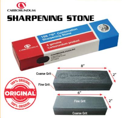 SHARPENING STONE BATU ASAH CAP DAYAK 100 ORIGINAL CARBORUNDUM