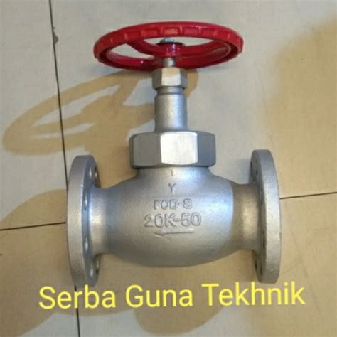 Jual Globe Valve 2 Inch Kitz Jis 20k 50 FCD S Stop Kran Steam Flange