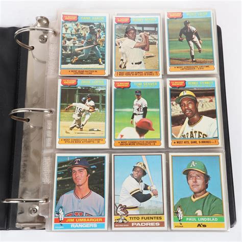 Lot 1976 Topps Baseball Card Traded Complete Sets