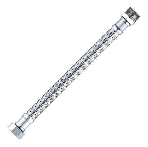 Flexible Mallado Pulg Cm Rosca Macho Fija Ac Inox Ab