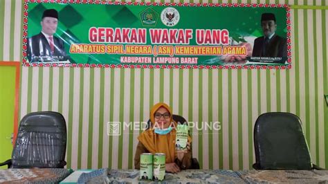 Kemenag Lambar Launching Gerakan Wakaf Uang Tunai Bagi ASN