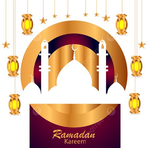 Mosque Ramadan Kareem Vector PNG Images Beautiful Muslim Festival