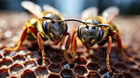 photo of heart-melting two Wasps with an emphasis on expression of love