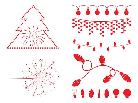 Christmas String Lights Vector at Vectorified.com | Collection of ...