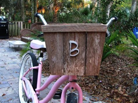 Bike Basket Made From Recycled Wood Bicycle By JohnBirdsong 64 00