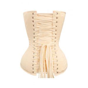 Cream Overbust Corset Dotty After Midnight