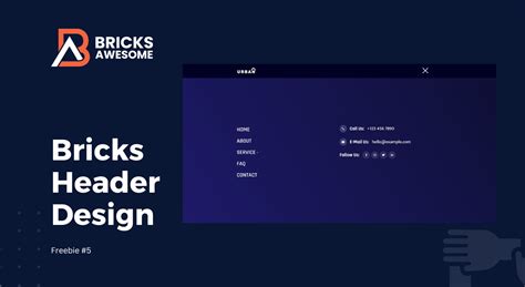 Bricks Header Design - Bricks Awesome