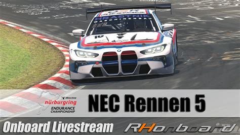 2022 iRacing Nürburgring Endurance Championship Rennen 5 Online