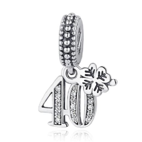 Pandora 40th Birthday Charm for Father - Etsy