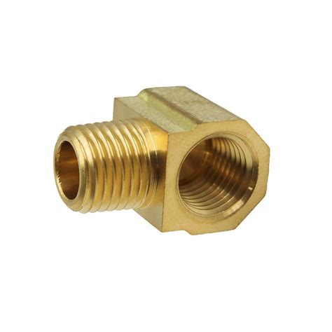 Everbilt 3 8 In Mip X 3 8 In Fip 90 Degree Brass Street Elbow Fitting