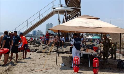 Mujer Es Rescatada De Morir Ahogada En Playa De Veracruz Fotos