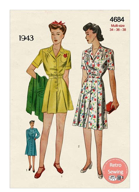 1940 S Playsuit And Skirt Sewing Pattern Bust 34 36 38 Etsy Skirt