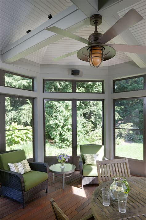 Tudor Addition Screened Porch Classique Porche Boston Par Lda