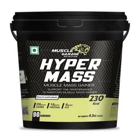 Hyper Mass Muscle Mass Gainer Packaging Type Bucket Packaging Size 45 At ₹ 1999piece In