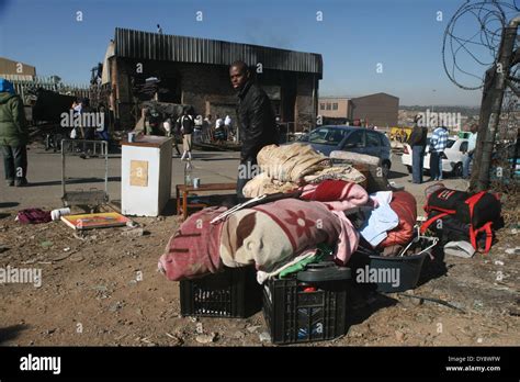 Alexandra Township Johannesburg South Africa 18 June 2010 Residents