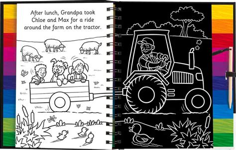 Scratch and Draw Farm Animals Book – Midwest Mama Co.