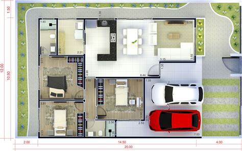 Aprender Acerca Imagen Planos De Casas De X Con Cochera