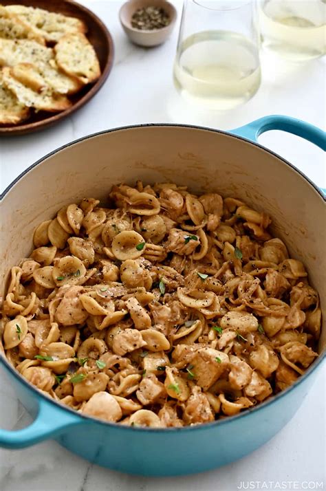 French Onion Pasta With Chicken Recipe Cart